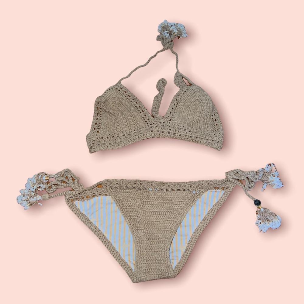 She made me crotchet bikini